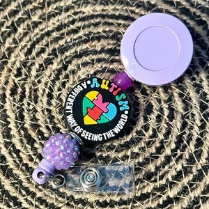 Autism Awareness Badge Reel